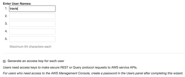 New user creation form